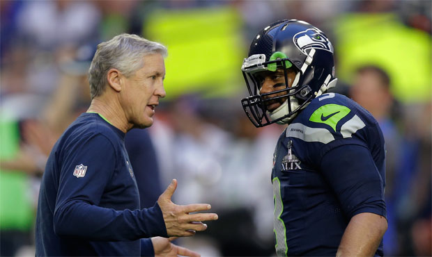 "We're going to really learn football this offseason," Pete Carroll said about his plan for Russell...