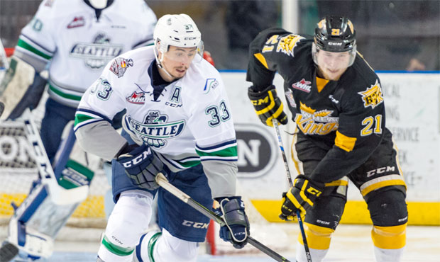 Jared Hauf’s 342 regular-season games played rank third in Thunderbirds history. (T-Birds photo)...