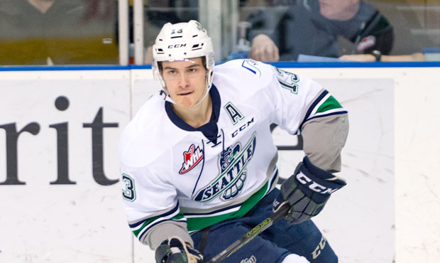 Mathew Barzal expects to be one of the WHL's best players this season (T-Birds photo)...