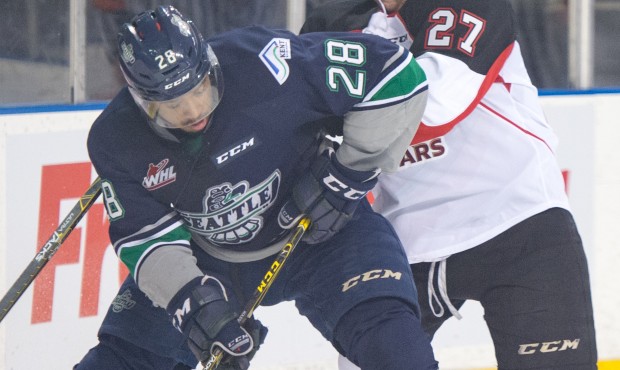 Keegan Kolesar's absence has made it difficult for Seattle to get traffic in front of the net (T-Bi...