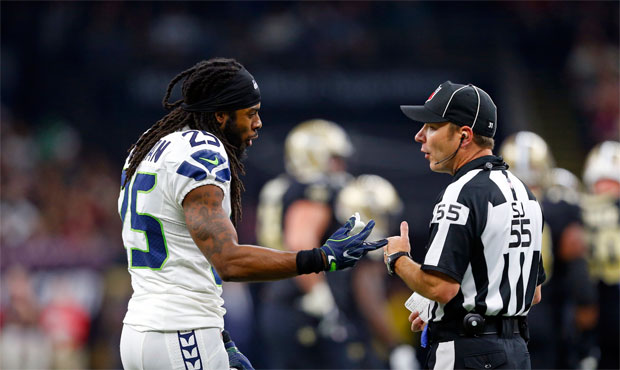 "Some of the calls or lack thereof were pretty egregious," Richard Sherman said of the officiating ...