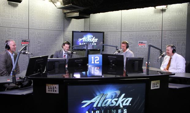 Lance Lopes (far left) and Tim Leiweke (far right) joined "Brock and Salk" to talk about their KeyA...