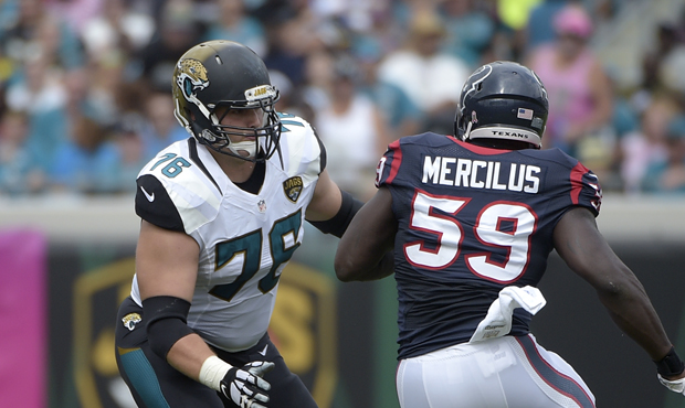 Pete Carroll: Luke Joeckel's experience at both tackle and guard is what "makes him really valuable...