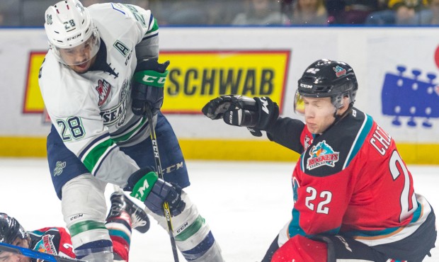 Seattle and Kelowna will meet in the postseason for the fourth time in five years (T-Birds photo)...