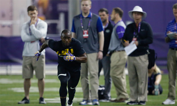 According to LSU's website, Cyril Grayson ran a 4.33-second 40-yard dash at the Tigers' pro day. (A...