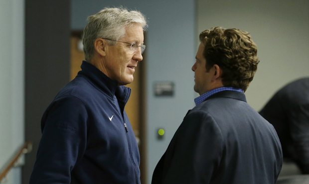 Seahawks John Schneider and Pete Carroll...