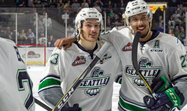 Mathew Barzal and Keegan Kolesar both had big playoff runs as T-Birds win a title (Brian Liesse/T-B...