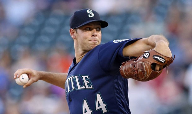 Sam Gaviglio is 3-1 with a 3.41 ERA in seven starts this season. (AP)...