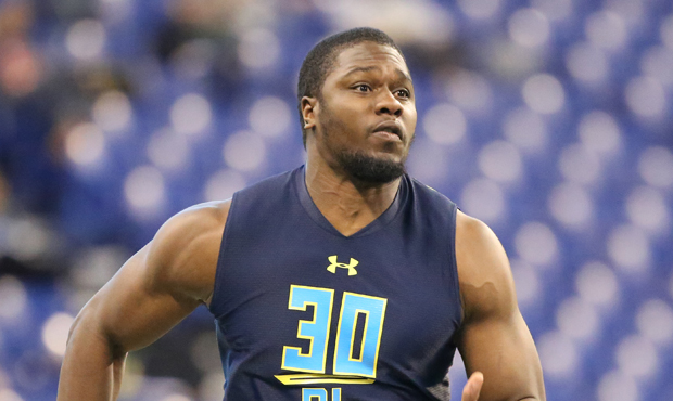Malik McDowell missed the start of training camp after suffering an entirely unnecessary injury. (A...