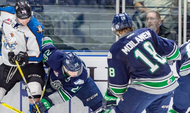 The defending WHL Champion Thunderbirds will open the preseason Friday in Everett (Brian Liesse/T-B...