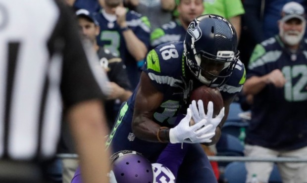 Seahawks WR Kasen Williams made two more spectacular catches in Friday's win. (AP)...
