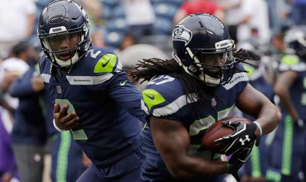 Eddie Lacy has thought about jumping into the stands at Lambeau Field should he score Sunday. (AP)...