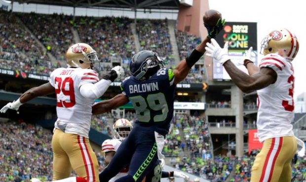 Russell Wilson missed Doug Baldwin on multiple throws in Sunday's win over the 49ers. (AP)...