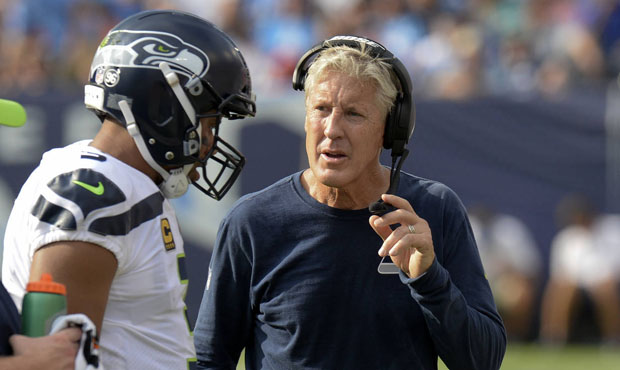 Pete Carroll, Russell Wilson...