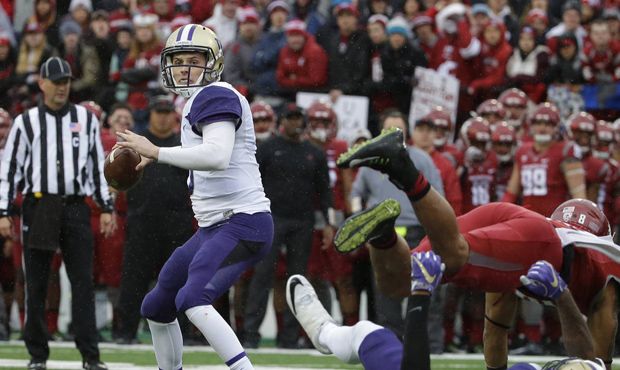 Jake Browning and the Husky offense will face a much more frenzied defense from WSU. (AP)...