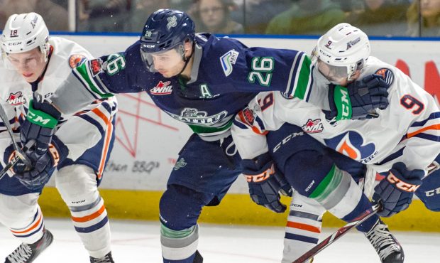 Nolan Volcan is a top candidate to be Seattle's next captain (Brian Liesse/T-Birds)...