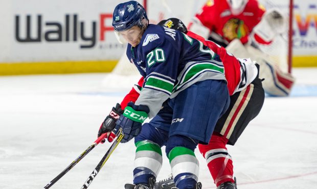 Zack Andrusiak leads the Thunderbirds with 17 goals at the break (Brian Liesse/T-Birds)...