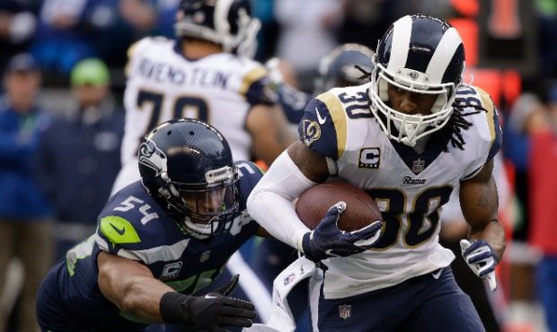 Seahawks LB Bobby Wagner was hampered by a hamstring injury against the Rams. (AP)...