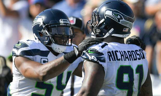 Seahawks LB Bobby Wagner's status for Sunday is in doubt due to a hamstring injury. (AP)...