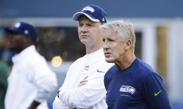 Seahawks head coach Pete Carroll is reportedly looking for a new offensive coordinator. (AP)...