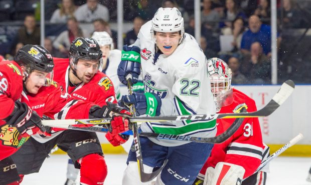 Dillon Hamaliuk was part of a four-player swap with the Kelwona Rockets Thursday (Brian Liesse/T-Bi...