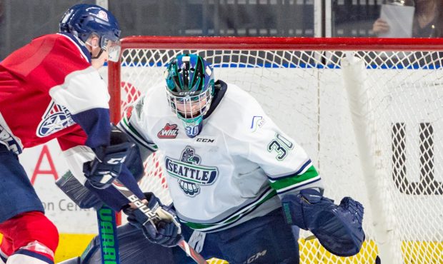 Liam Hughes has won four of the five shootouts he's played in for the Thunderbirds (Brian Liesse/ T...