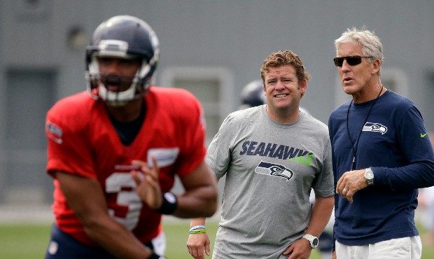 Russell Wilson's hunger may have grown after hearing the Seahawks are scouting Josh Allen. (AP)...