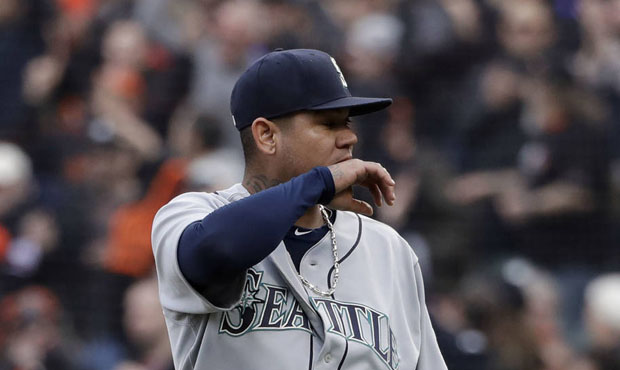 Félix Hernández was roughed up again in the Mariners' loss Saturday to the Angels. (AP)...