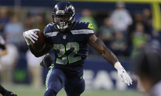 With Doug Baldwin out, the Seahawks could rely more on Chris Carson and the run game. (AP)...
