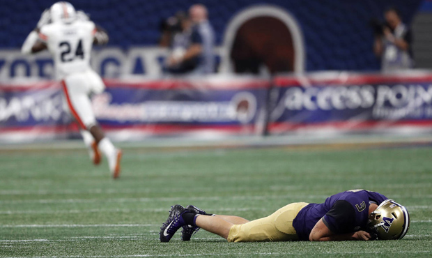 Jake Browning's UW Huskies lost their season opener in Atlanta to Auburn on Saturday. (AP)...