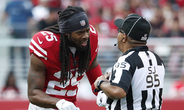 Former Seahawks CB Richard Sherman is in his first year with the 49ers. (AP)...