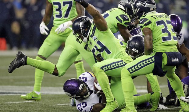 Bobby Wagner blocked a punt and helped the Seahawks beat Minnesota 21-7. (AP)...