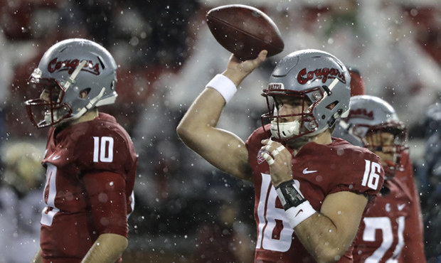 Gardner Minshew will quarterback WSU's Air Raid one last time in Friday's Alamo Bowl. (AP)...