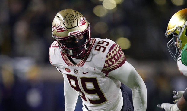 John Clayton has the Seahawks taking FSU's Brian Burns in his Washington Post mock draft. (AP)...