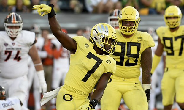 Fourth-round Seahawks pick Ugochukwu Amadi was the 2018 Lombardi Award winner. (Getty)...