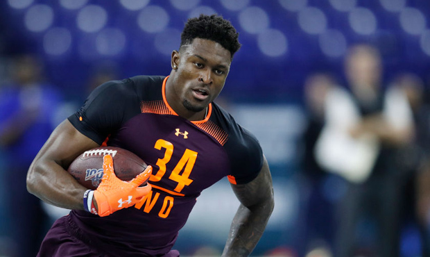 Seahawks wide receiver D.K. Metcalf should be in the mix to start as a rookie. (Getty)...