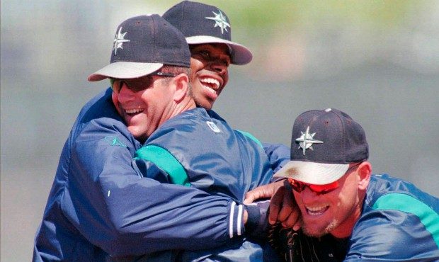 Edgar Martinez, Ken Griffey Jr. and Jay Buhner...