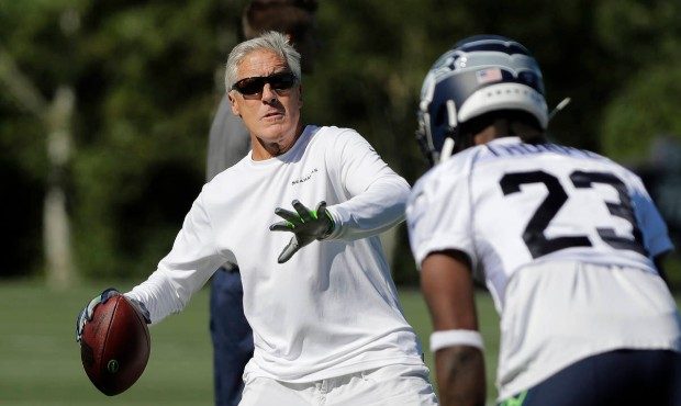 Seahawks coach Pete Carroll...