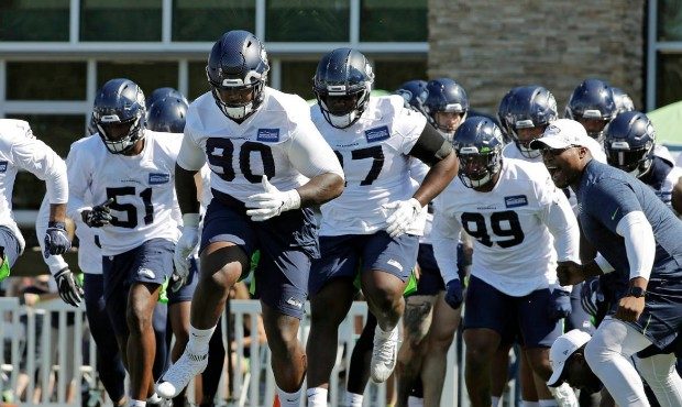 The Seahawks returned to practice Sunday after a day off Saturday. (AP)...