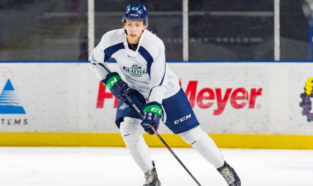 Seattle acquired Brendan Williamson via trade and the rookie has shown well in Thunderbirds camp. (...
