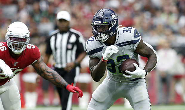 Seahawks RB Chris Carson...