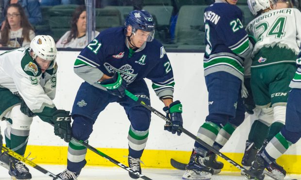 When Seattle's Matthew Wedman takes the ice Wednesday he'll have a different letter on his sweater....