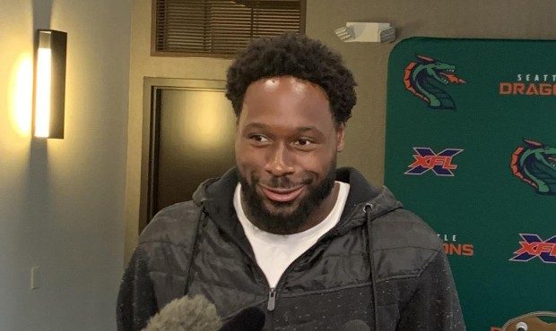 Seattle Dragons WR Kasen Williams...