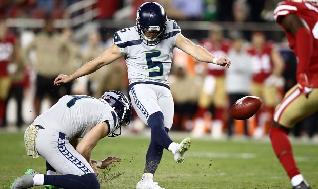 Seahawks kicker Jason Myers...