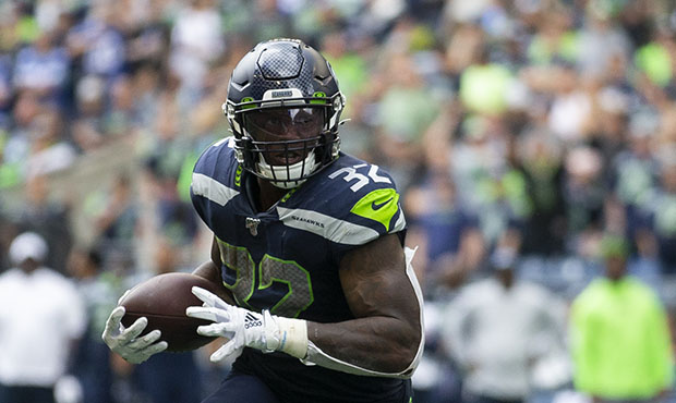 Seahawks RB Chris Carson...