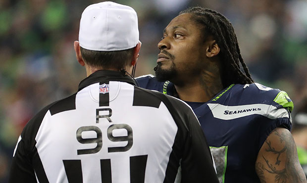 Seahawks RB Marshawn Lynch...