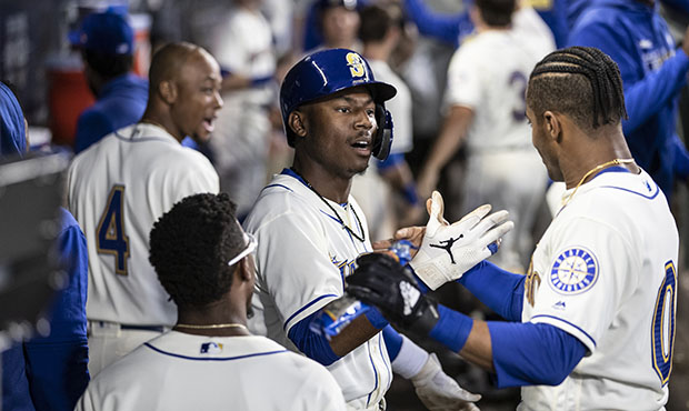 Mariners OF Kyle Lewis...