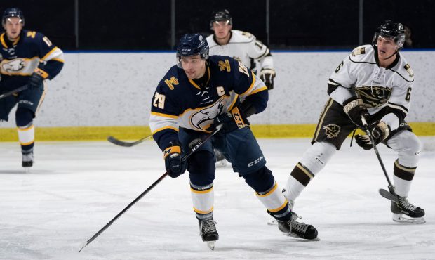 Former Seattle captain Jerret Smith now plays for the UBC Thunderbirds who are playing for the Cana...