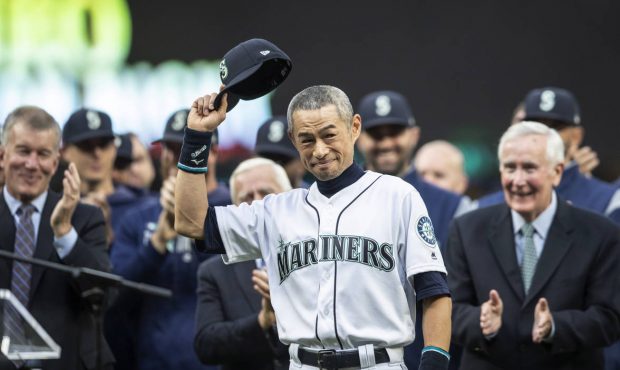Mariners legend Ichiro Suzuki...
