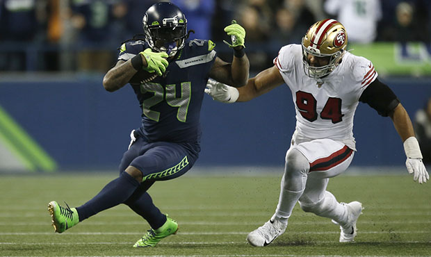 Seahawks Marshawn Lynch...
